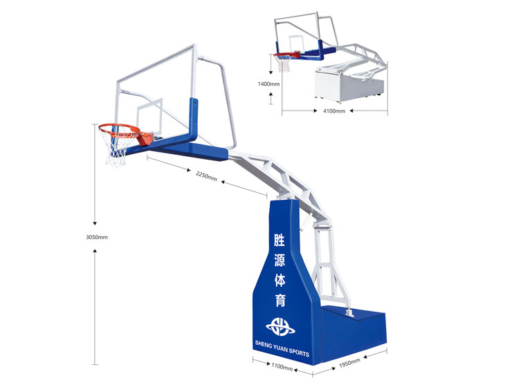 SY-A-009 手動液壓籃球架
